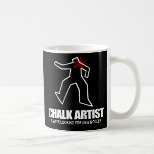 Tasse d'artiste de craie