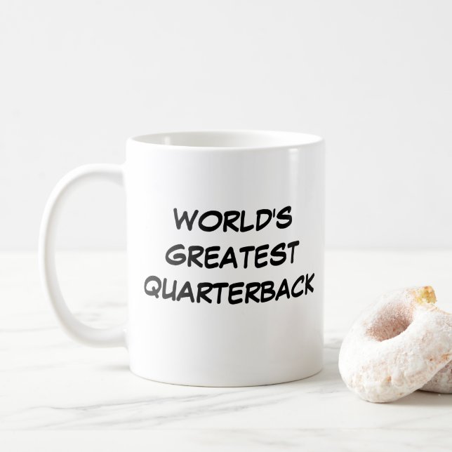 Tasse "Das größte Quarterback der Welt" (Mit Donut)