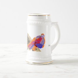 Tasse: Das Spiel läuft Bierglas