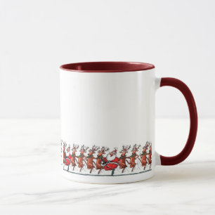 Tasse Dasher, danseur, Prancer, Père Noël ?