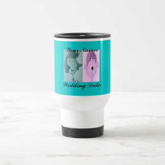 Tasse "date de mariage " de voyage