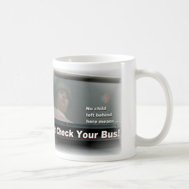 Tasse d'autobus scolaire de contrôle de courrier (Droite)