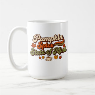 Tasse d'automne au goût de citrouille et ambiance 