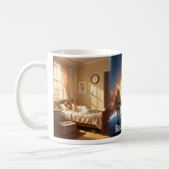 Tasse d'aventure spatiale de l'enfance de Rocket M (Gauche)