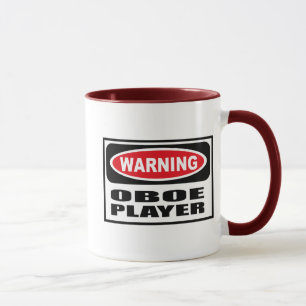 Tasse d'avertissement de JOUEUR de HAUTBOIS