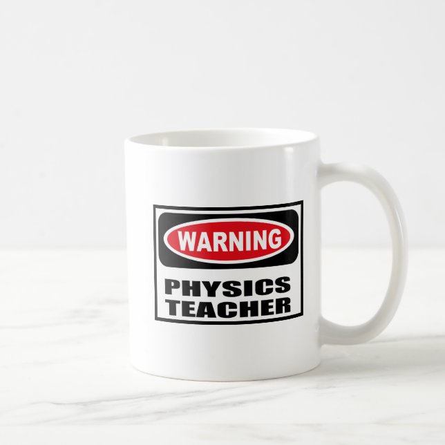 Tasse d'avertissement de PROFESSEUR de PHYSIQUE (Droite)