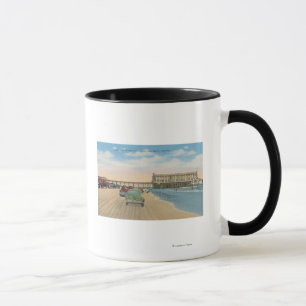 Tasse Daytona Beach, FL - Vue sur la plage de Pier Casin