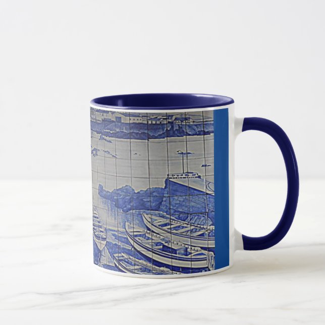 Tasse d'Azulejo de tasse de Ponta Delgada Açores (Droite)