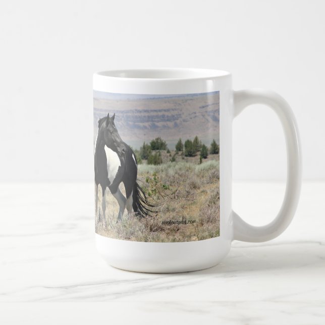 Tasse de 15oz de "guerrier d'esprit" de Cheveyo (Droite)