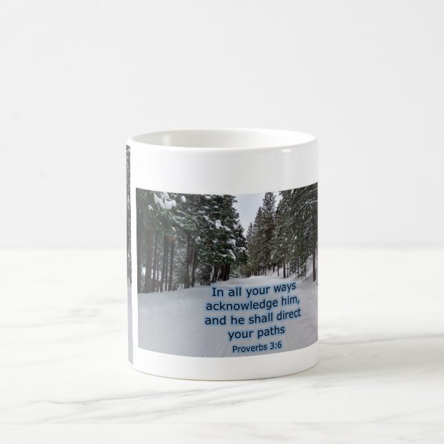 Tasse de 3:6 de proverbes (Centre)