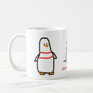 Tasse de 3 oiseaux - pingouins avec des problèmes