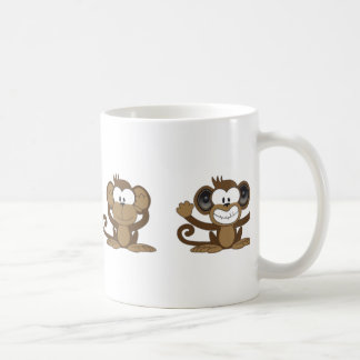Tasse de 4 singes
