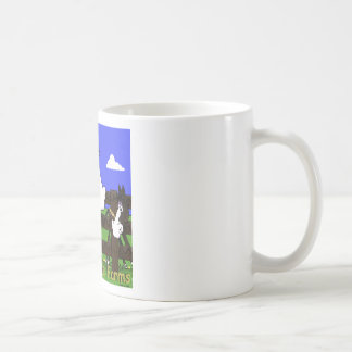 tasse de bande dessinée de cheval