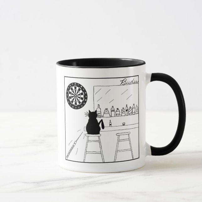 Tasse de bande dessinée de cible de haineux de (Droite)