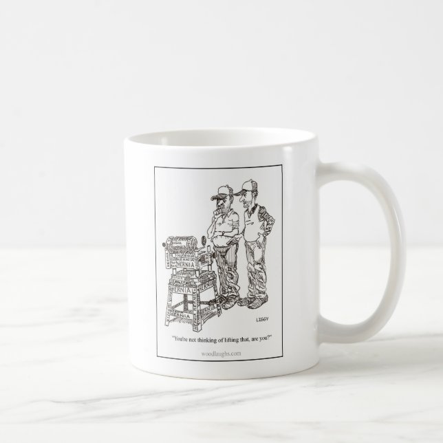 Tasse de bande dessinée d'hernie (Droite)