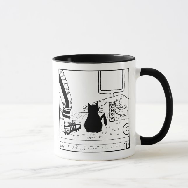 Tasse de bande dessinée du football de haineux de (Droite)