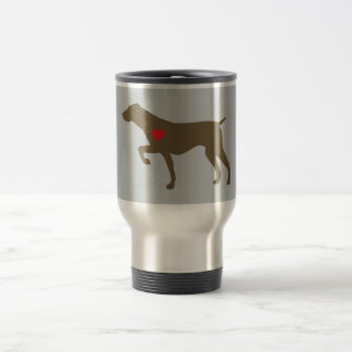 Tasse de banlieusard de chien de logo