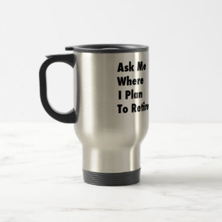 Tasse de banlieusard de "retraite" de Mars