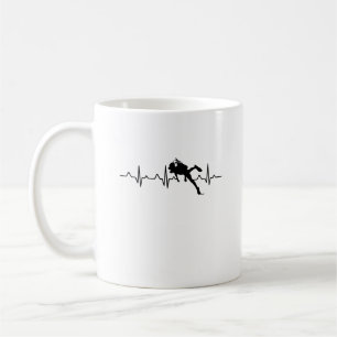 Tasse de battement de coeur de plongée à l'air