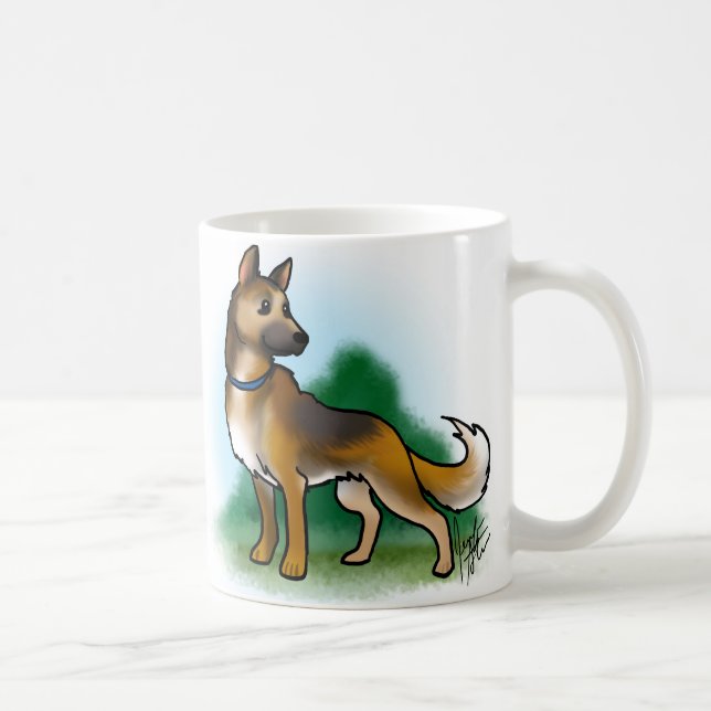 Tasse de berger allemand (Droite)