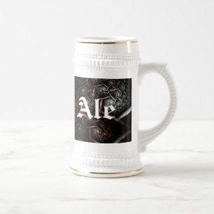 Tasse de bière anglaise de conception de TEXTURE