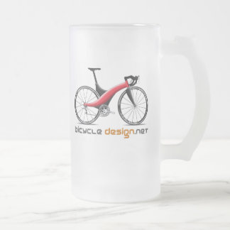 Tasse de bière de conception de bicyclette