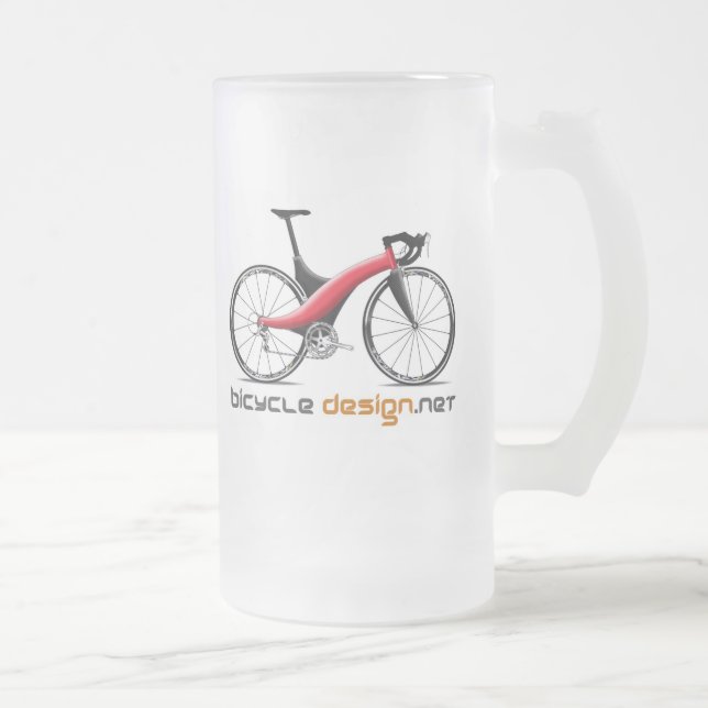 Tasse de bière de conception de bicyclette (Droit)