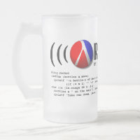Tasse de bière de fantaisie de raquette