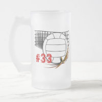 Tasse de bière de volleyball