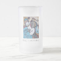 Tasse de bière en verre "de brise populaire"