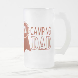 Tasse de bière en verre de la fête des pères du