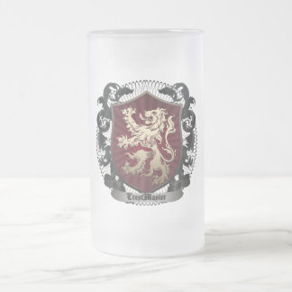Tasse de bière en verre givré (16 onces)