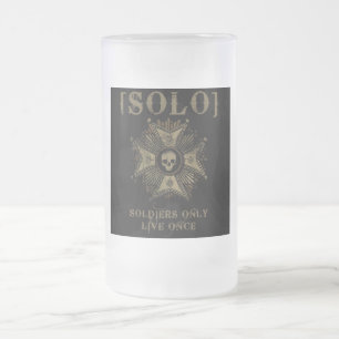 Tasse de bière givrée