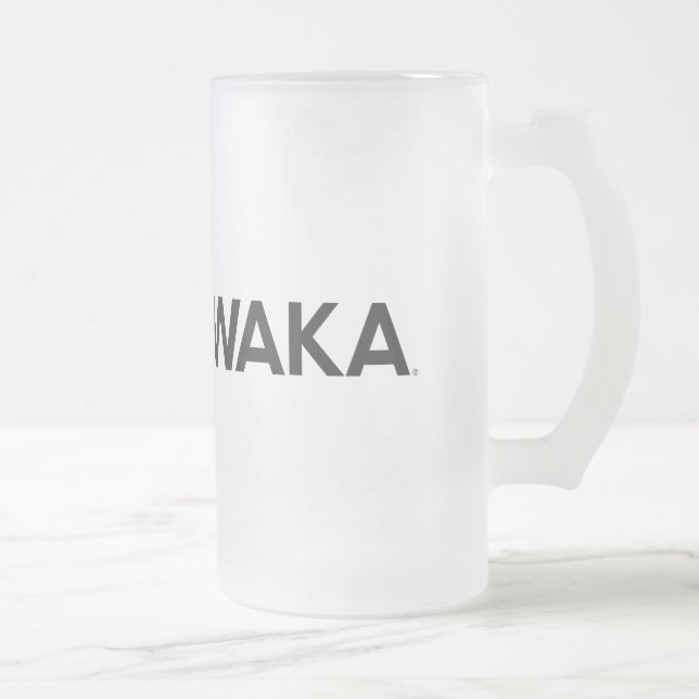 Tasse de bière givrée - CLUBWAKA Wordmark (Droit)