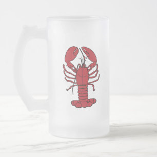 Tasse de bière givrée par plage nautique mignonne