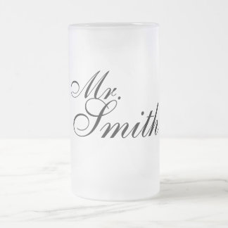 Tasse de bière givrée personnalisable de cadeau de