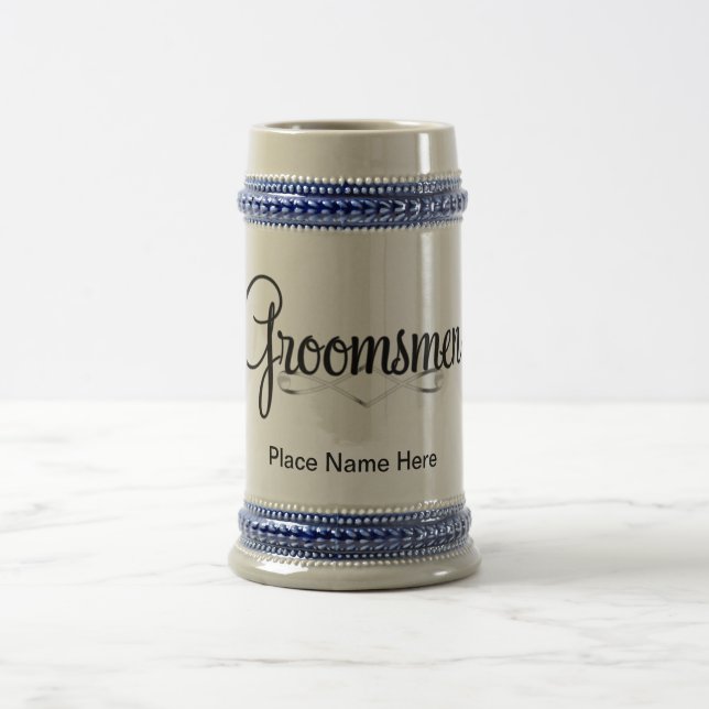 Tasse de bière pour le cadeau de garçons d'honneur (Centre)