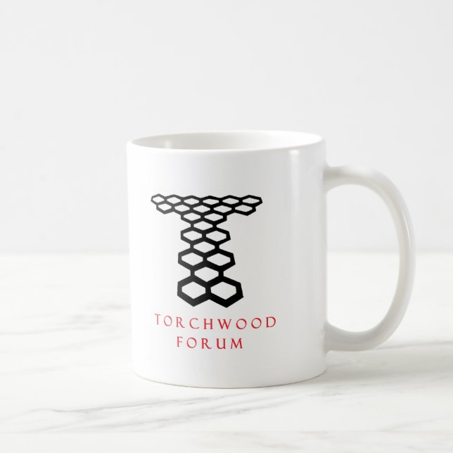Tasse de blanc de forum de Torchwood (Droite)