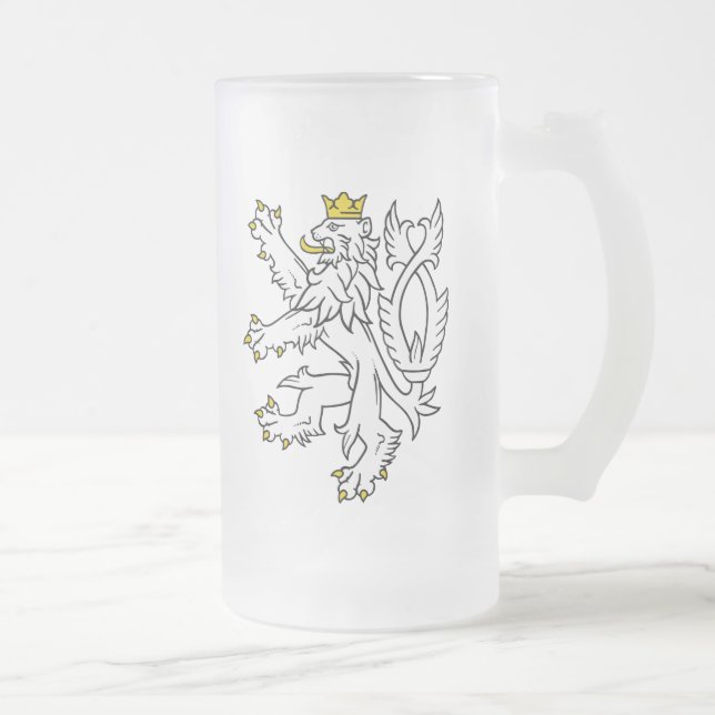 Tasse de Bohème tchèque de lion (Droit)