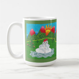 Tasse de bonhomme de neige de Noël