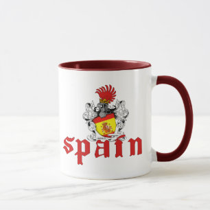 Tasse de bouclier de l'Espagne