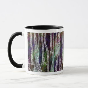 Tasse de bouleau des arbres cadeau café