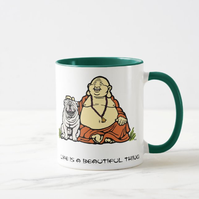 Tasse de bouledogue de Bouddha (Droite)