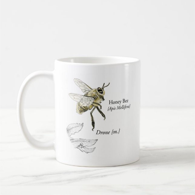 Tasse de bourdon d'abeille de miel de MABA (Gauche)