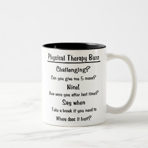 Tasse de bourdonnement de physiothérapie