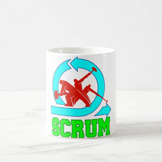 Tasse de bousculade - travailleurs et le symbole (Centre)