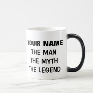 Tasse de bureau personnalisée L'homme le mythe la 