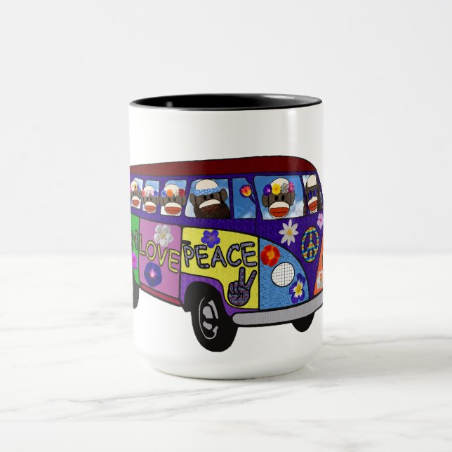 Tasse de bus pour la paix de l'argent de chaussett (Centre)