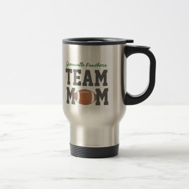 Tasse de cadeau de maman d'équipe de football (Droit)