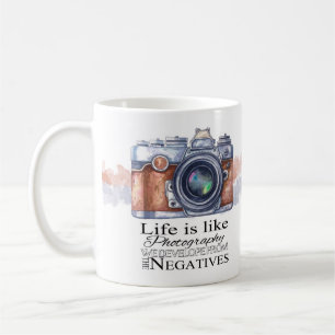Tasse de cadeau de photographie, avec la citation